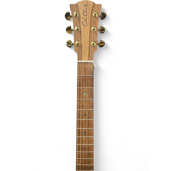 Used Cole Clark FL2ECBLBL Natural Acoustic Guitar