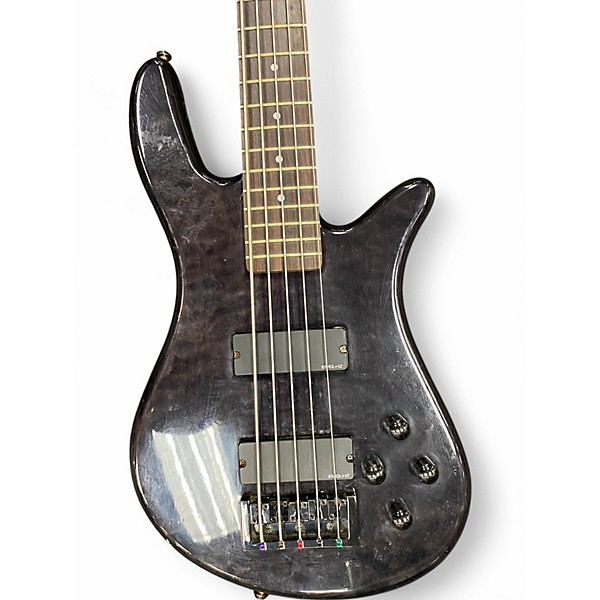Used Spector 5 string Black Electric Bass Guitar