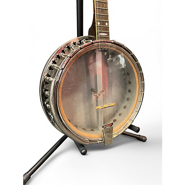 Vintage 1930s Bacon & Day Special Tenor Natural Banjo