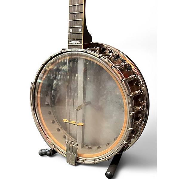 Vintage 1930s Bacon & Day Special Tenor Natural Banjo