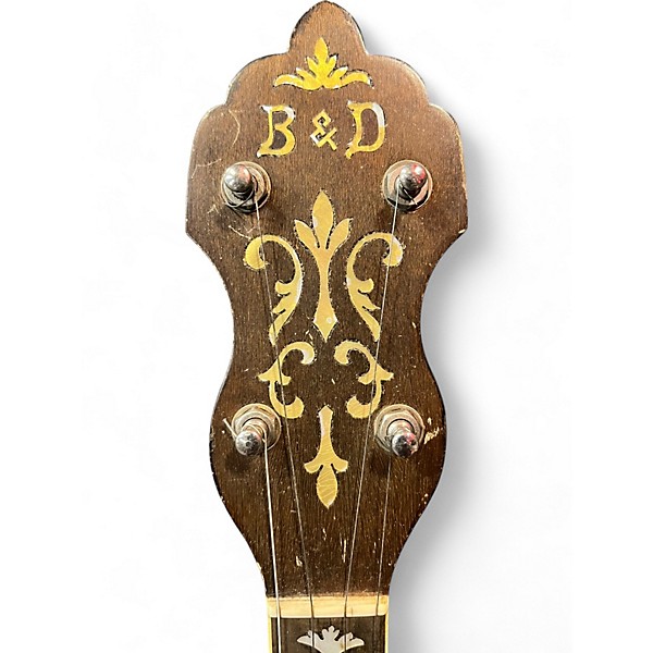 Vintage 1930s Bacon & Day Special Tenor Natural Banjo
