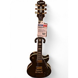 Used Epiphone Les Paul Custom Pro black Solid Body Electric Guitar