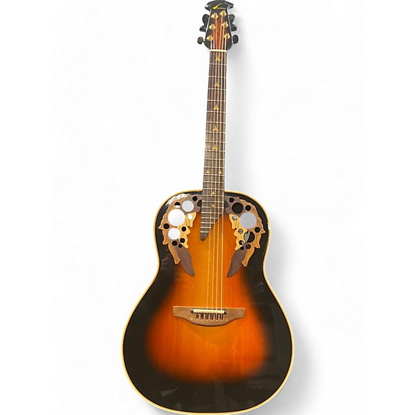 Used Ovation L718 2 Color Sunburst Acoustic Electric Guitar,Specials : American Fashion Style Bags On Sale