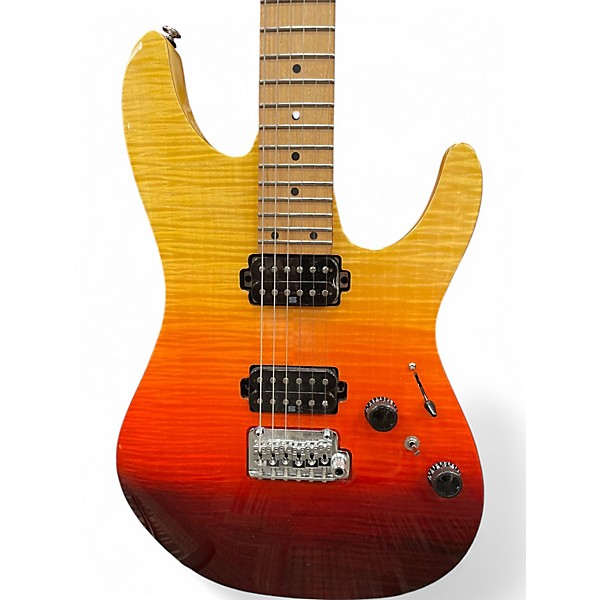 Used Ibanez AZ242F TEQUILA SUNBURST Solid Body Electric Guitar