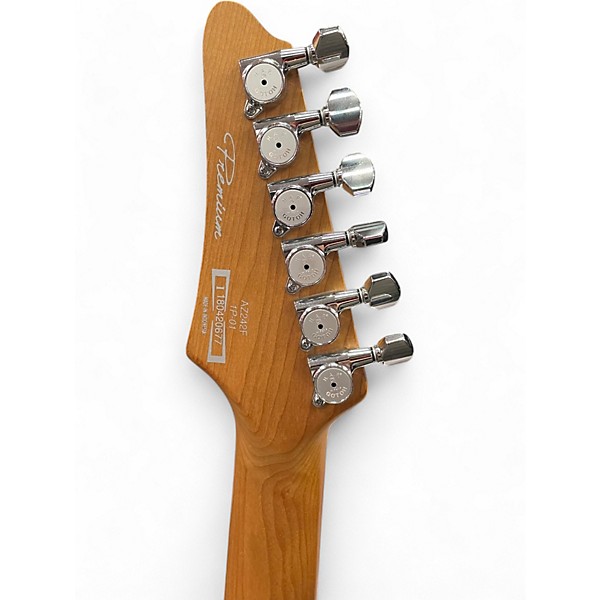 Used Ibanez AZ242F TEQUILA SUNBURST Solid Body Electric Guitar