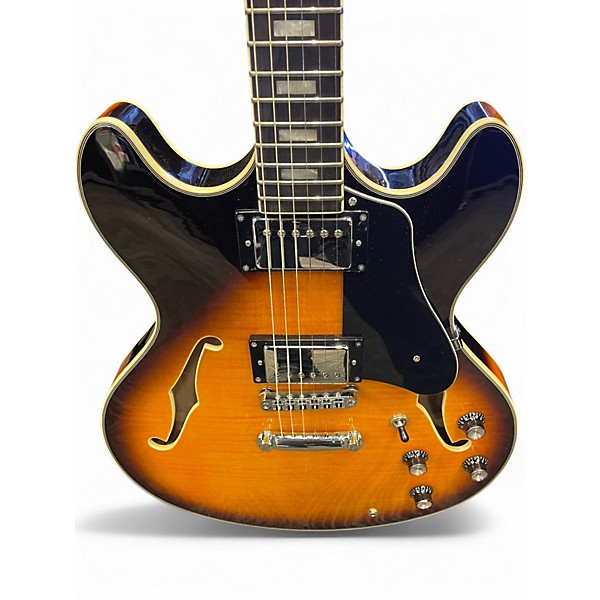 Used 2020s Sire Larry Carlton H7 3 Tone Sunburst Hollow Body Electric Guitar