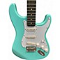 Used Oscar Schmidt OS Turquoise Solid Body Electric Guitar