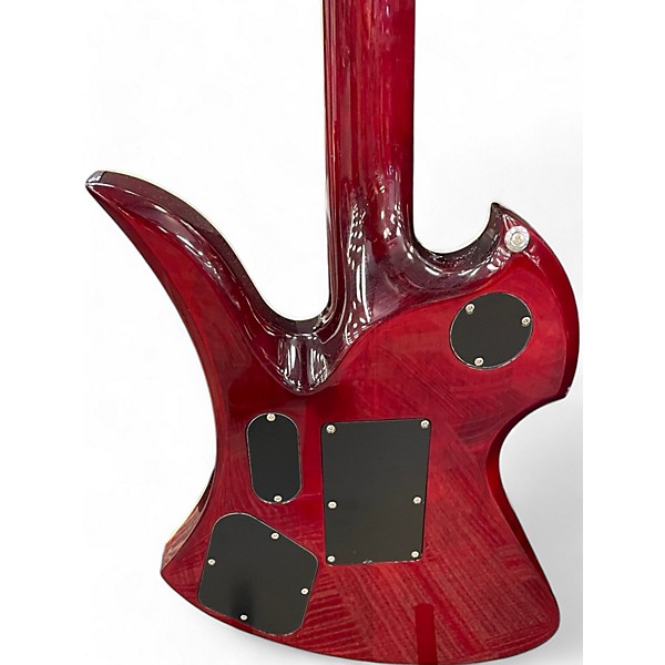 Used B.C. Rich Pro X Mockingbird Red Solid Body Electric Guitar