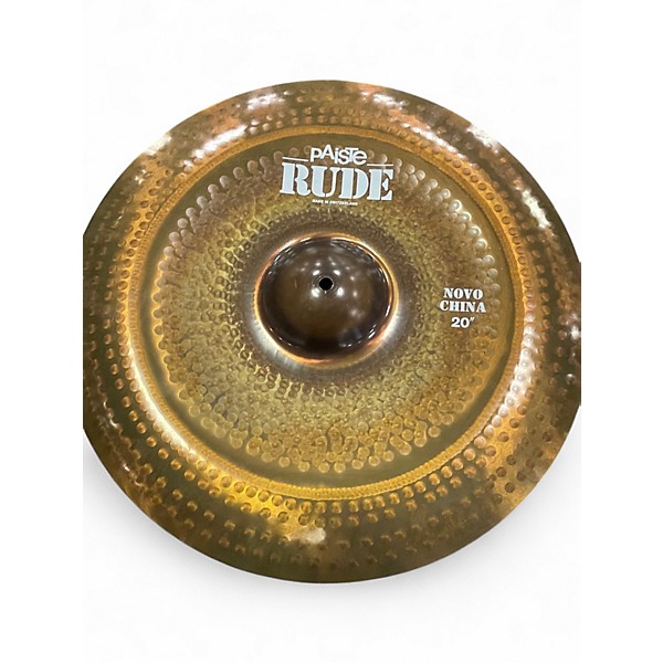 Used Paiste 20in Rude Novo China Cymbal,Specials : American Fashion Style Bags On Sale