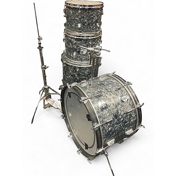 Used Rogers 4 Piece Fullerton era shell pack 22 13 14 16 Oyster Pearl Drum Kit