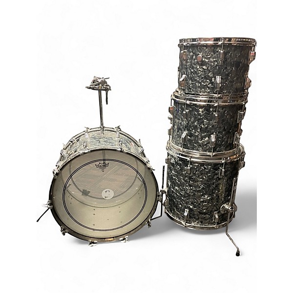Used Rogers 4 Piece Fullerton era shell pack 22 13 14 16 Oyster Pearl Drum Kit