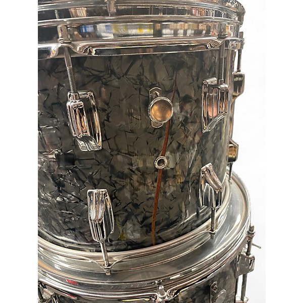 Used Rogers 4 Piece Fullerton era shell pack 22 13 14 16 Oyster Pearl Drum Kit