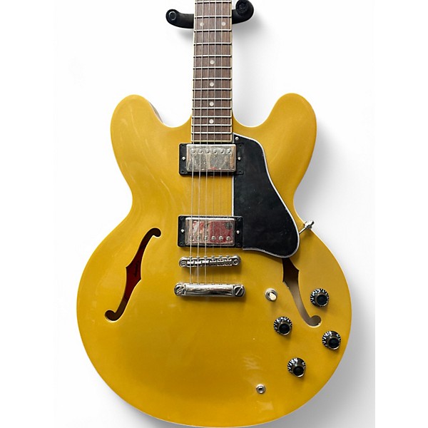 Used Epiphone ES355 Antique Gold Hollow Body Electric Guitar
