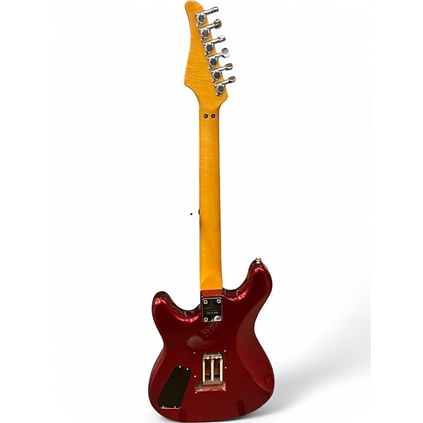 Used 1980s Kramer focus 2000 Chrome Red Metallic Solid Body Electric Guitar