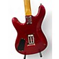Used 1980s Kramer focus 2000 Chrome Red Metallic Solid Body Electric Guitar