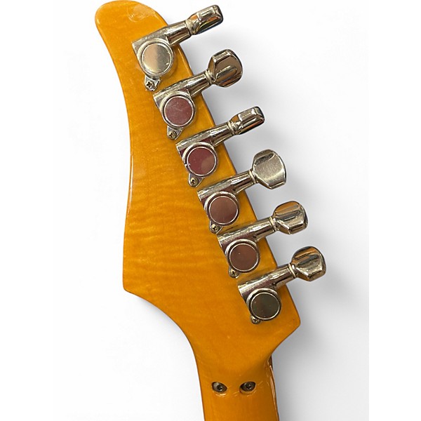 Used 1980s Kramer focus 2000 Chrome Red Metallic Solid Body Electric Guitar