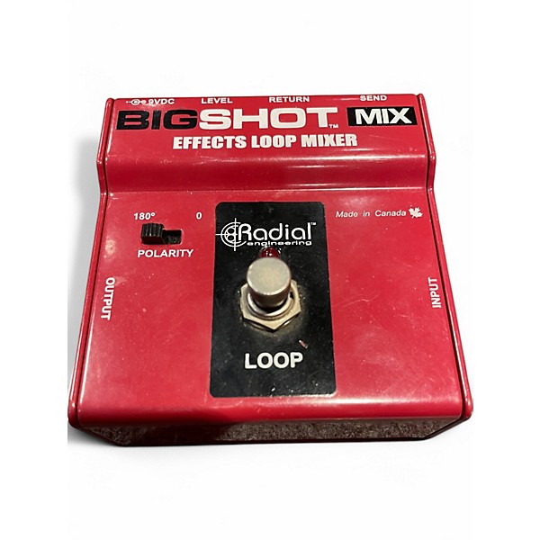 Used Radial Engineering Bigshot MIX FX Loop Mixer Pedal
