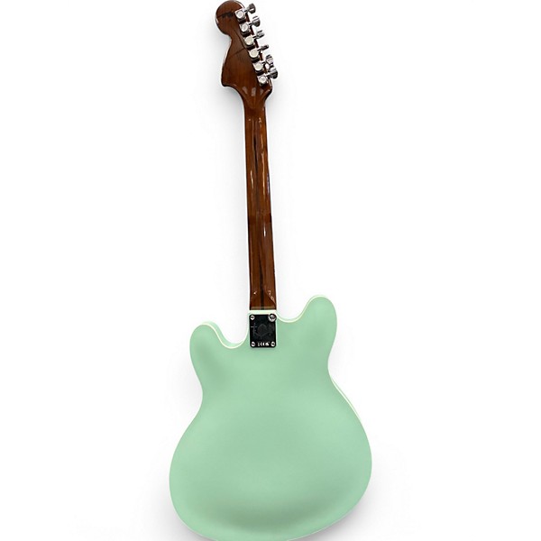 Used Fender TOM DELONGE SIGNATURE STARCASTER SURF GREEN Hollow Body Electric Guitar