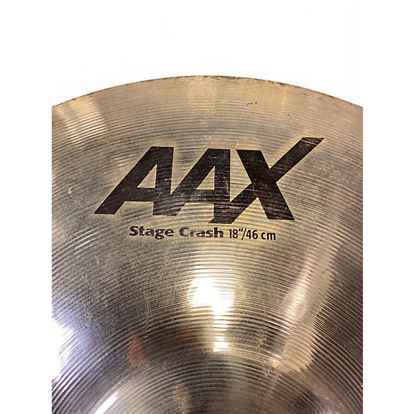 Used 2010s SABIAN 18in AAX Stage Crash Cymbal