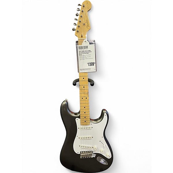 Used Fender Artist Series Eric Clapton Stratocaster Metallic Silver Solid Body Electric Guitar,New Products : American Fashion Style Bags On Sale