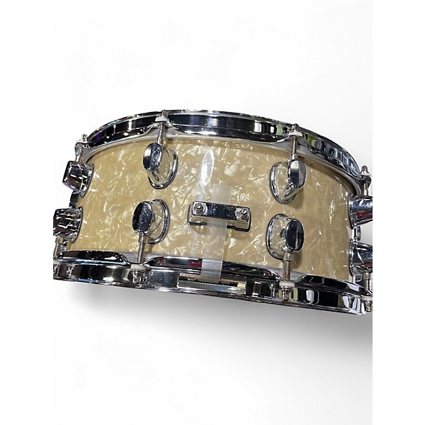 Used Mapex 4in PRO M Pearl White Drum