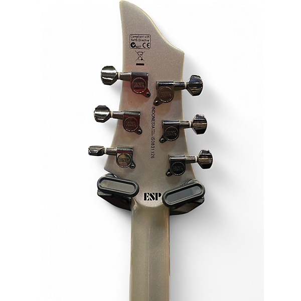 Used ESP LTD F250 SILVER Solid Body Electric Guitar