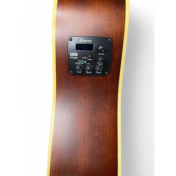 Used Alvarez WY1 Yairi Stage OM/Folk NATURAL Acoustic Electric Guitar