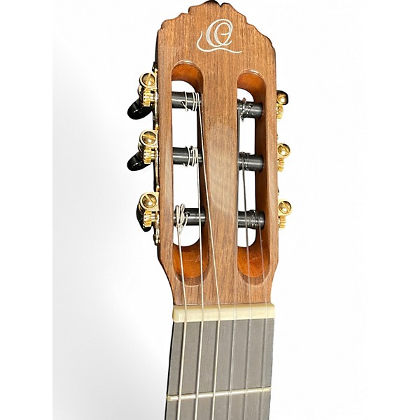 Used Ortega Bwsm2 Natural Classical Acoustic Electric Guitar