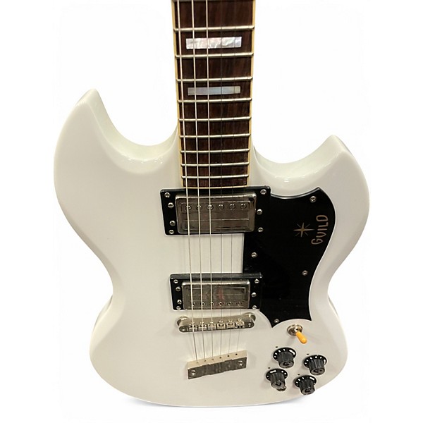 Used Guild POLARA Alpine White Solid Body Electric Guitar