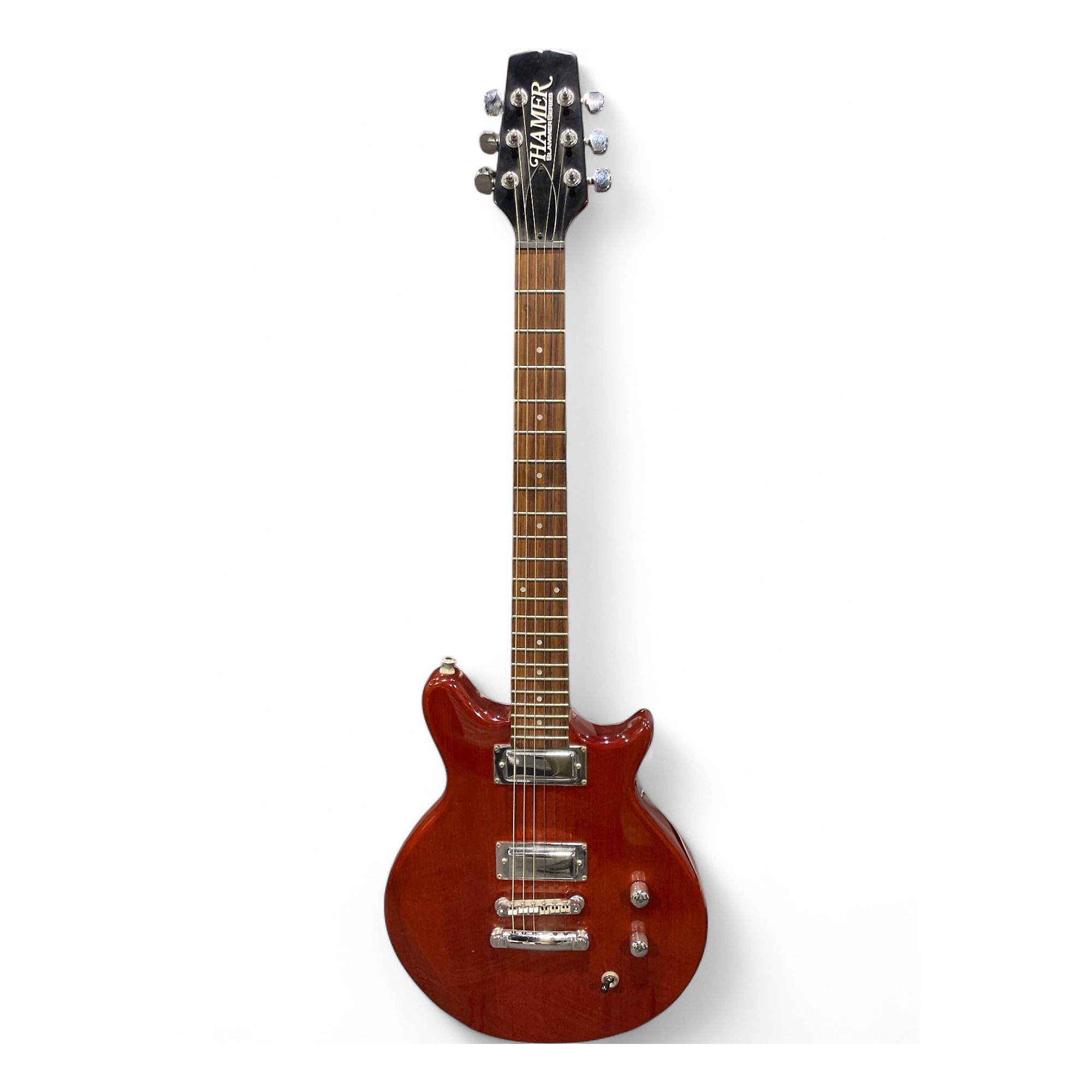Used Hamer SLAMMER SERIES CHERRY Solid Body Electric Guitar CHERRY