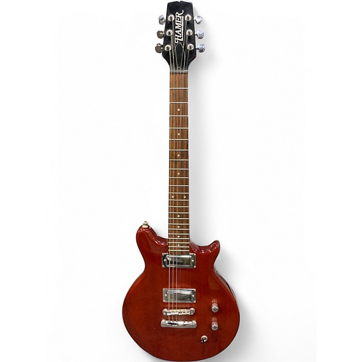 Used Hamer SLAMMER SERIES CHERRY Solid Body Electric Guitar CHERRY