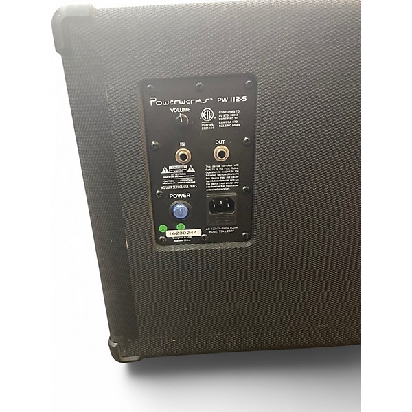 Used Powerwerks PW112-s Powered Speaker