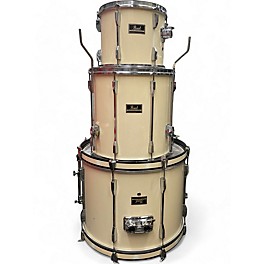 Used Pearl 3 Piece Export Off White Drum Kit