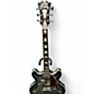 Used D'Angelico Premier Series DC transparent blue Hollow Body Electric Guitar thumbnail