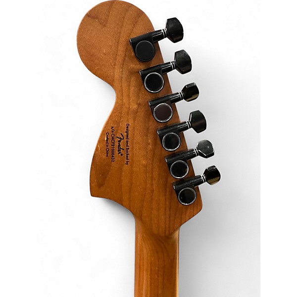 Used Squier Contemporary Stratocaster Black Solid Body Electric Guitar