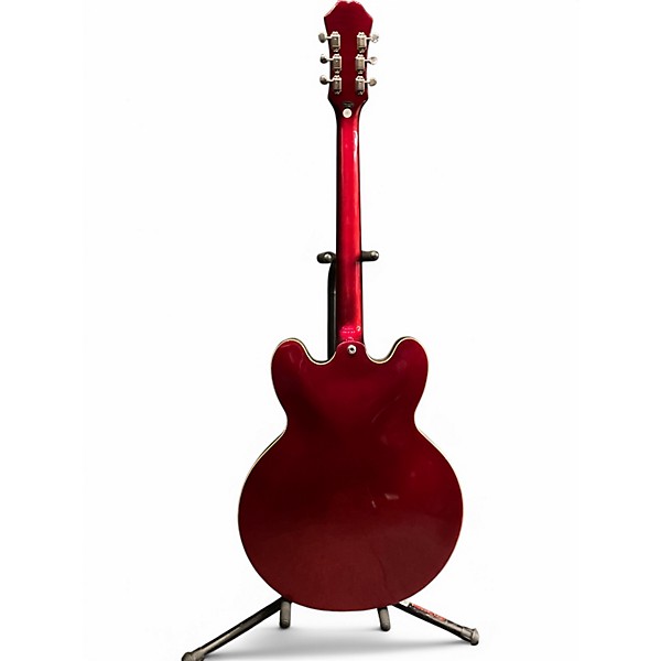 Used Epiphone Riviera Custom Wine Red Hollow Body Electric Guitar