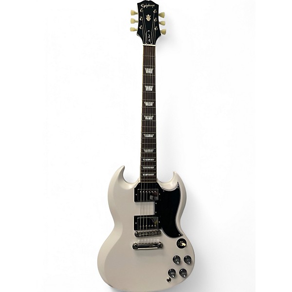 Used Epiphone 1961 Les Paul Sg Standard Aged Classic White Solid Body Electric Guitar,New Products : American Fashion Style Bags On Sale