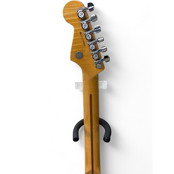 Used 2012 Fender Select Stratocaster Dark Cherry Burst Solid Body Electric Guitar