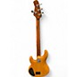 Used 2019 Ernie Ball Music Man STINGRAY BFR 4STRING Trans Amber Electric Bass Guitar