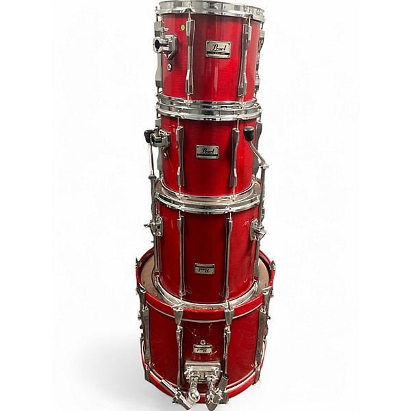 Used 2010s Pearl 4 Piece BXL ALL BIRCH 5PC KIT Cherry Drum Kit
