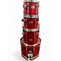 Used 2010s Pearl 4 Piece BXL ALL BIRCH 5PC KIT Cherry Drum Kit thumbnail