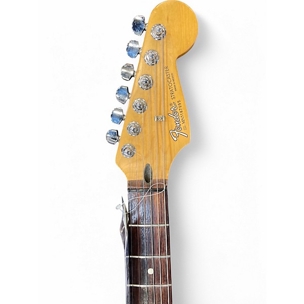 Used Fender Player Stratocaster Left Handed Vintage White Electric Guitar