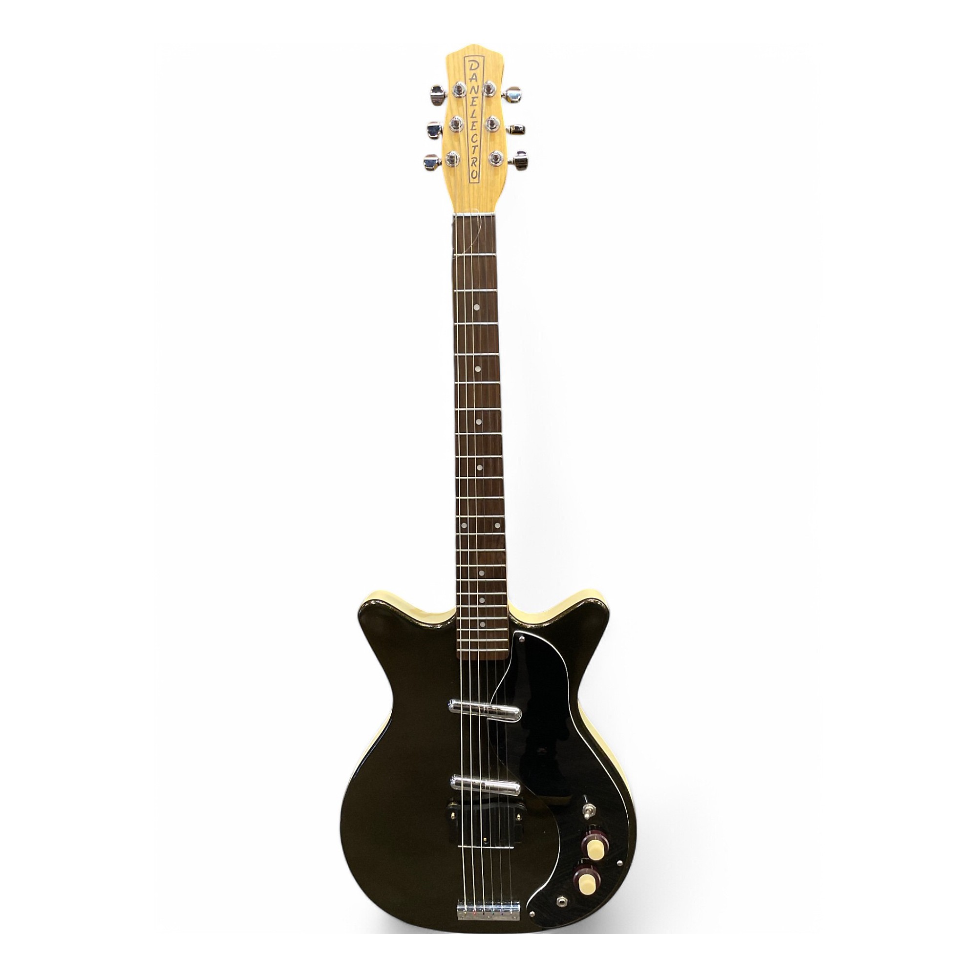 Used Danelectro DC59 DARK GREEN METALLIC SPARKLE Solid Body
