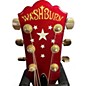Used Washburn D200MC Candy Apple Red Metallic Acoustic Guitar