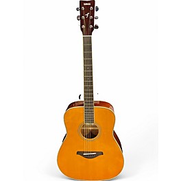 Used Yamaha FG-TA TransAcoustic Natural Acoustic Electric Guitar