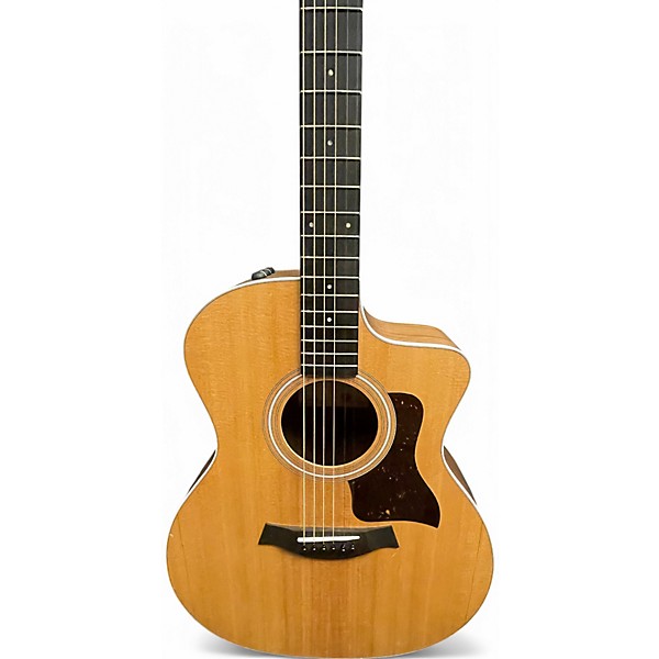 Used Taylor 214CE Natural Acoustic Electric Guitar