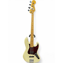 Used Fender Player Plus Active Jazz Bass Olympic Pearl Electric Bass Guitar