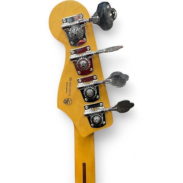 Used Fender Player Plus Active Jazz Bass Olympic Pearl Electric Bass Guitar