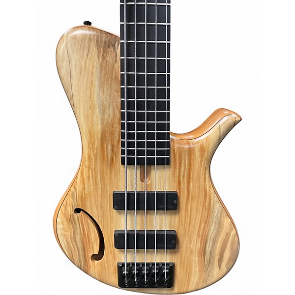 Used Marleaux MBASS BIGHOLLOW Natural Electric Bass Guitar