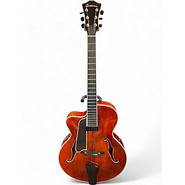 Used 2012 Eastman AR805LCE Left-Handed 2 Color Sunburst Hollow Body Electric Guitar